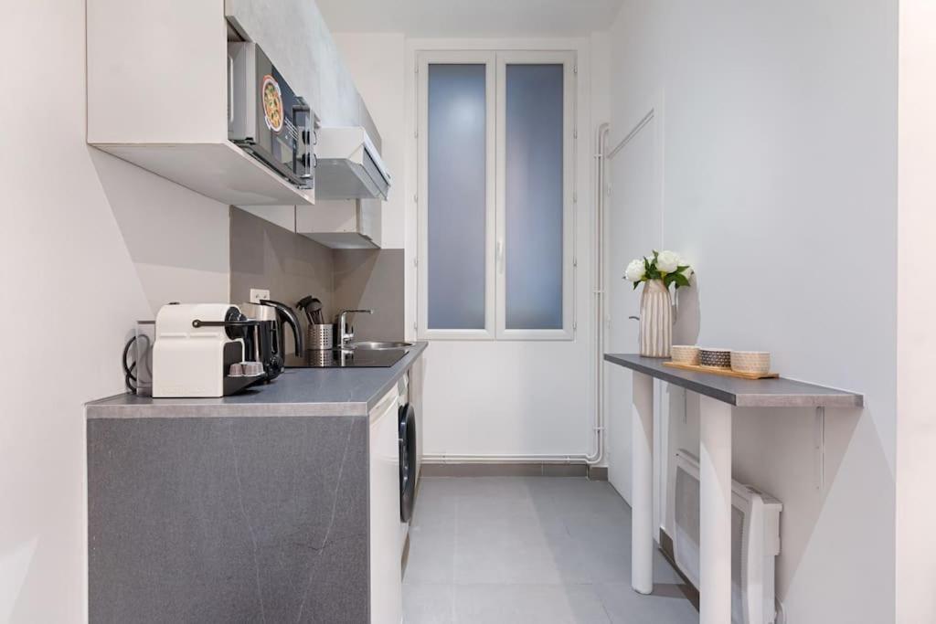 Batignolles Lemercier Cosy Apartment 4P-1Br Parijs Buitenkant foto